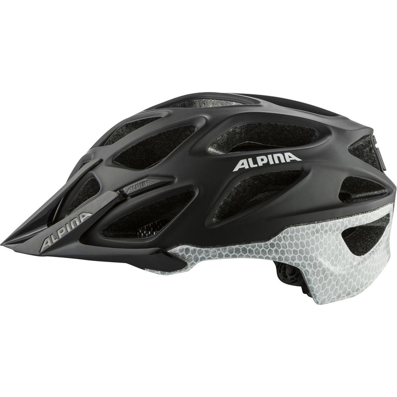 Afbeelding laden in galerijviewer, Alpina sports mtb helm mythos reflective 57-62 zwart
