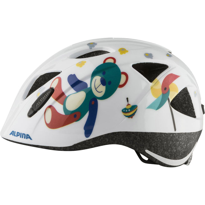 Afbeelding laden in galerijviewer, Alpina sports kinderhelm ximo white bear 47-51 glans

