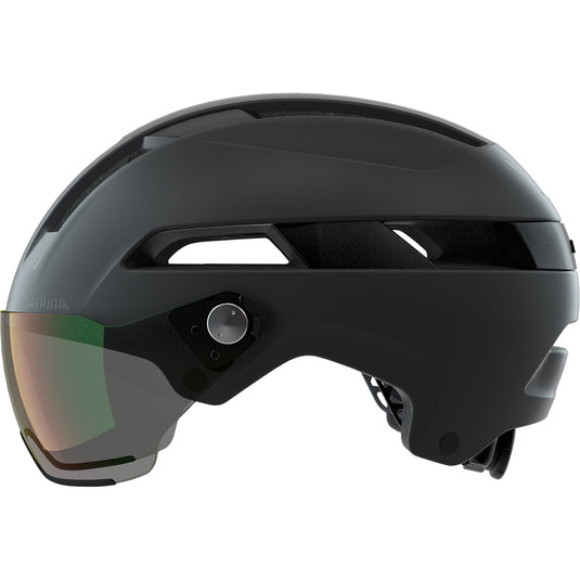 Alpina sports urban helm soho visor v 52-56 mat zwart