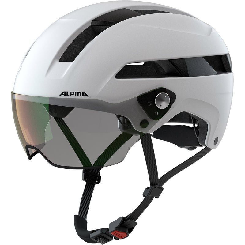 Afbeelding laden in galerijviewer, Alpina sports urban helm soho visor v 52-56 mat wit
