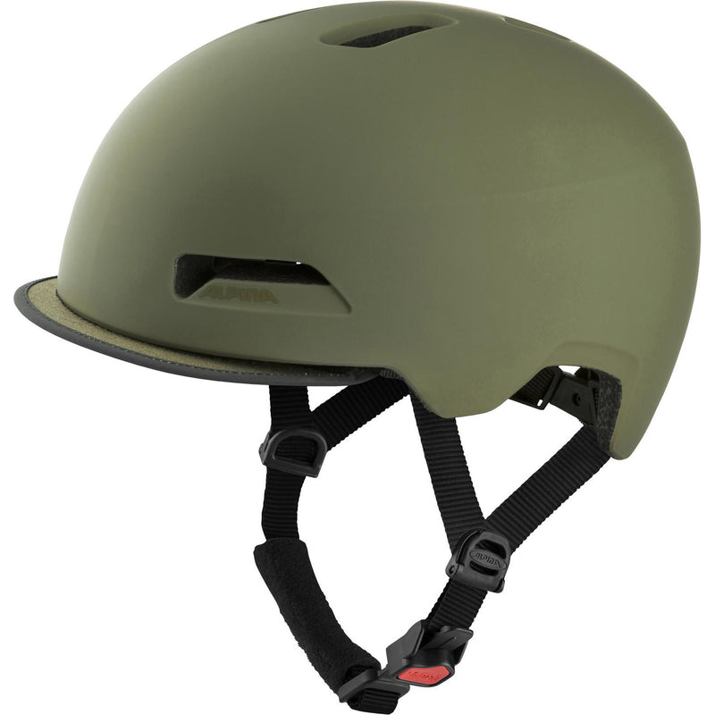 Afbeelding laden in galerijviewer, Alpina sports urban helm brooklyn 52-57 mat olijf
