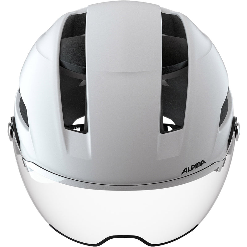 Afbeelding laden in galerijviewer, Olympic sportswear sports urban helm soho visor 55-59 mat wit

