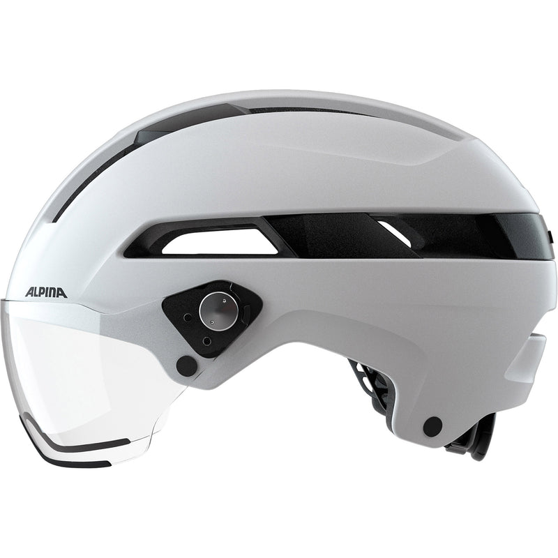 Afbeelding laden in galerijviewer, Olympic sportswear sports urban helm soho visor 55-59 mat wit
