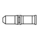 Shimano Kettingstift breekpen 9V zwart Y06998020 (per stuk)