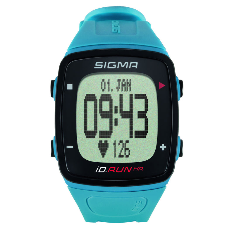 Afbeelding laden in galerijviewer, SIGMA ID.RUN HR Pacific Blue Sporthorloge 24910
