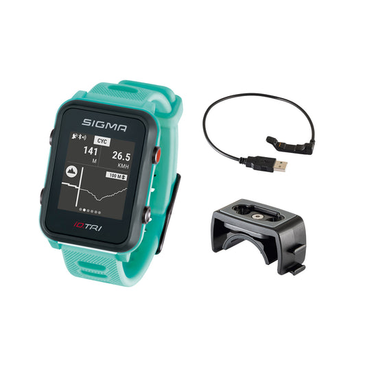 SIGMA Id.tri sporthorloge neon mint basic zs hartsl gps acti ant+ ble