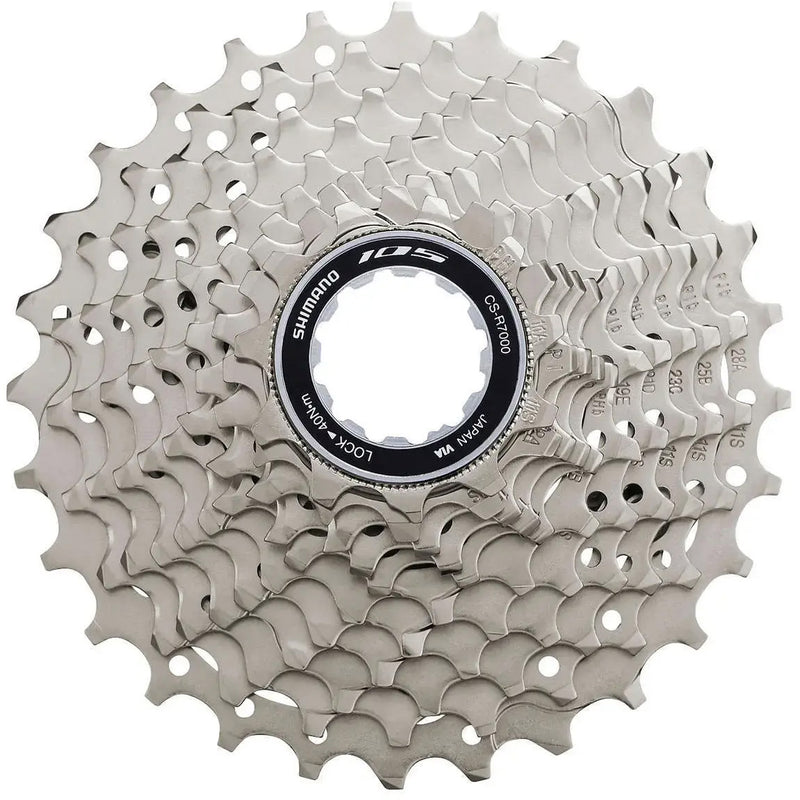 Afbeelding laden in galerijviewer, Shimano Cassette 11v 11-28T 105 R7000 zilver OEM
