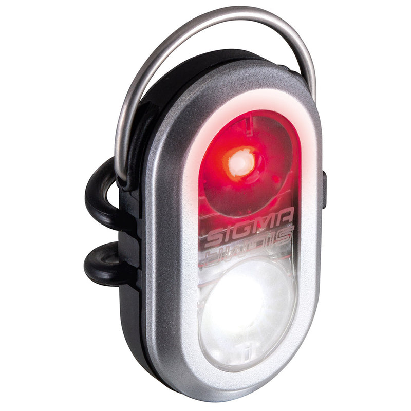 Afbeelding laden in galerijviewer, Sigma micro duo zilver dual led incl 2x cr-2032

