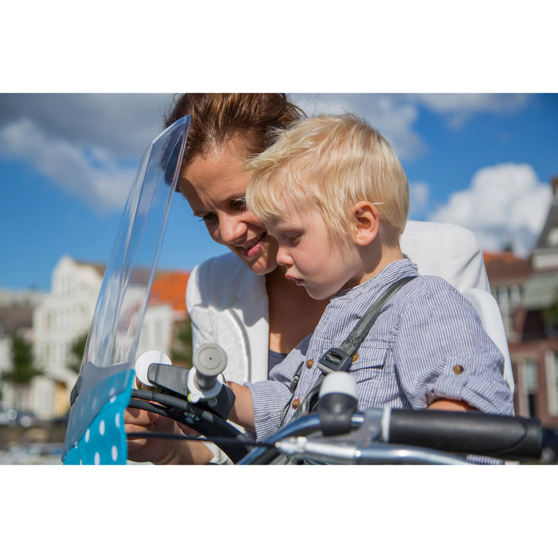 Afbeelding laden in galerijviewer, Qibbel Stylingset Windscherm Polka Dot blauw
