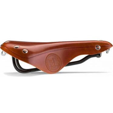 Afbeelding laden in galerijviewer, Selle Monte Grappa Italia Zadel Italia V3 Vintage Epoca leder honingbruin AM
