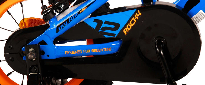 Afbeelding laden in galerijviewer, Volare Rocky Kinderfiets Jongens 12 inch Blauw Twee handremmen

