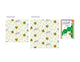 Beeskin Bijenwasdoeken Set Medium en Large print