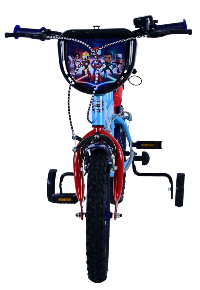 Afbeelding laden in galerijviewer, Spidey and his amazing friends Spidey Kinderfiets Jongens 14 inch Blauw Twee handremmen
