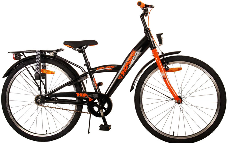 Afbeelding laden in galerijviewer, Volare Thombike Kinderfiets Jongens 24 inch Zwart Oranje
