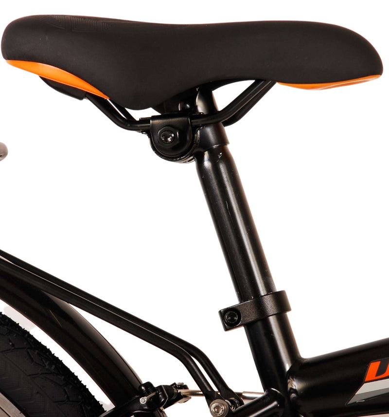 Afbeelding laden in galerijviewer, Volare Thombike Kinderfiets Jongens 24 inch Zwart Oranje Twee handremmen
