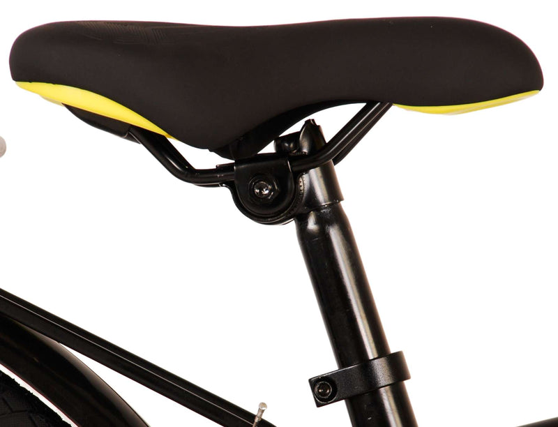 Afbeelding laden in galerijviewer, Volare Thombike Kinderfiets Jongens 24 inch Zwart Geel Twee handremmen

