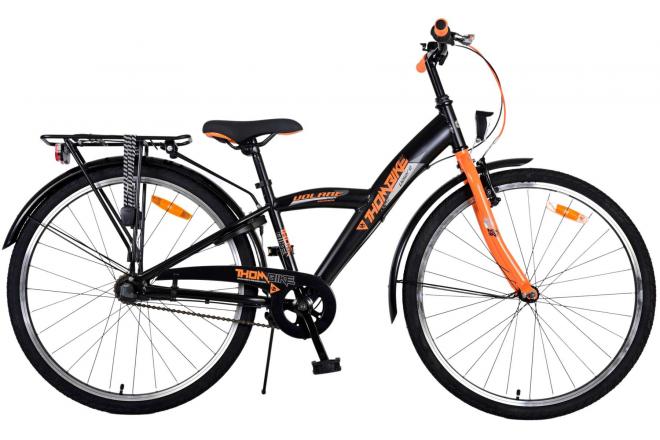 Afbeelding laden in galerijviewer, Volare Thombike Kinderfiets Jongens 26 inch Zwart Oranje 3 versnellingen
