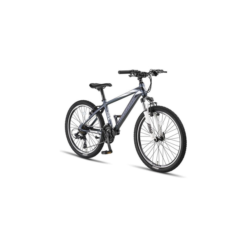Afbeelding laden in galerijviewer, Umit Umit 24 inch MTB Antraciet-White *** IN PRIJS VERLAAGD ***
