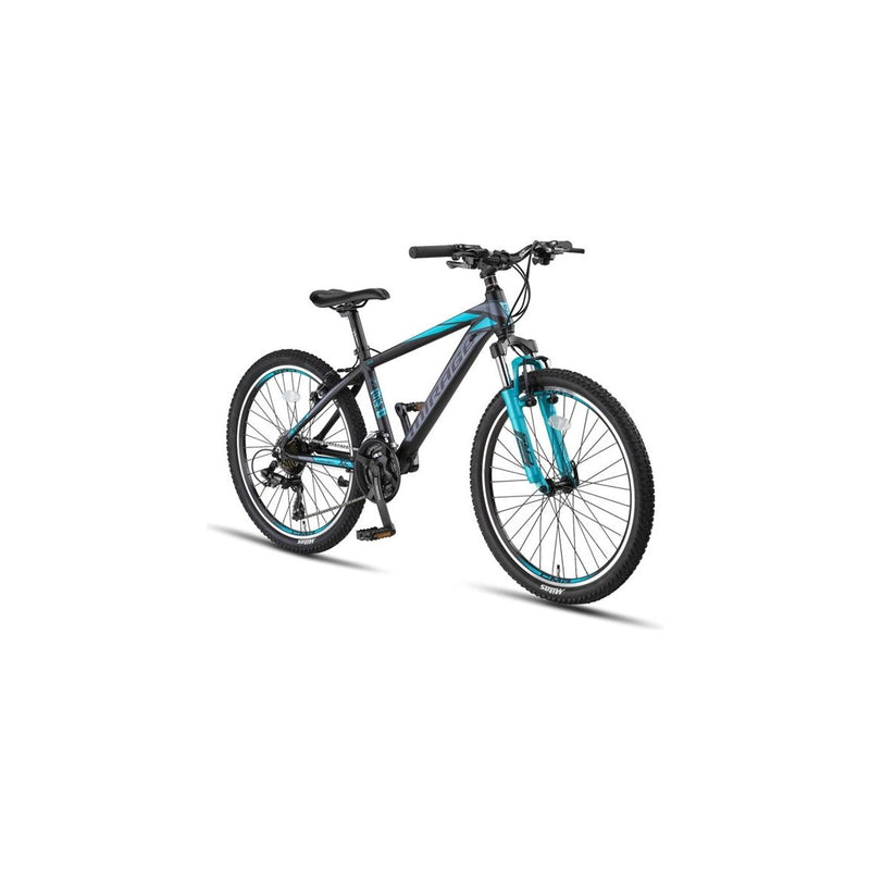 Afbeelding laden in galerijviewer, Umit Umit 24 inch MTB Black -Turquoise *** IN PRIJS VERLAAGD ***
