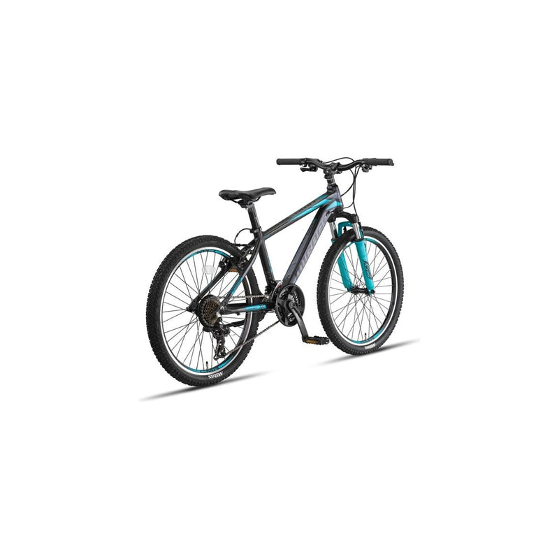 Afbeelding laden in galerijviewer, Umit Umit 24 inch MTB Black -Turquoise *** IN PRIJS VERLAAGD ***

