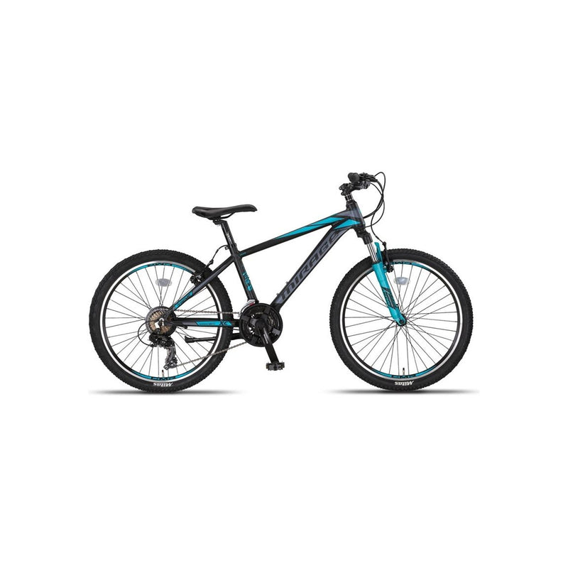 Afbeelding laden in galerijviewer, Umit Umit 24 inch MTB Black -Turquoise *** IN PRIJS VERLAAGD ***
