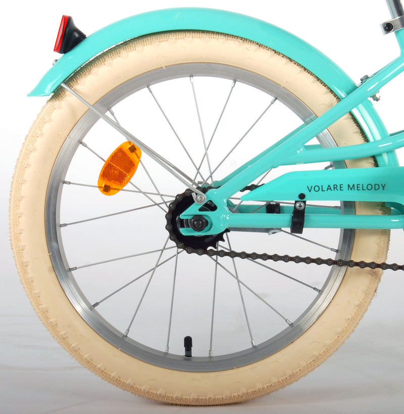 Afbeelding laden in galerijviewer, Volare Melody Kinderfiets Meisjes 18 inch Turquoise Prime Collection
