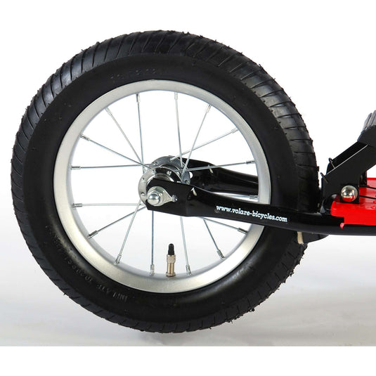 Volare Step Jongens en Meisjes 12 inch Zwart Rood
