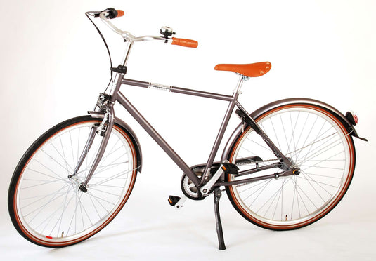 VOLARE Lifestyle Jongensfiets Tiener 48 cm lage zadelstandGrijs 3 versnellingen