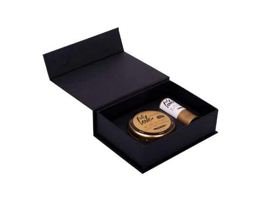 We Love The Planet Cadeauset Golden Glow Deo Golden Care Lipbalm