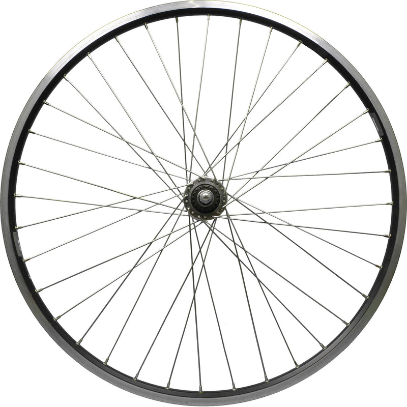 Afbeelding laden in galerijviewer, Roland voorwiel 26-1.75 19-559 zac19 rollerbrake spaak14 rvs zwart
