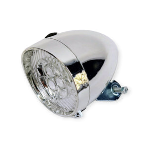 Xtrabike koplamp chroom 3 led excl haak