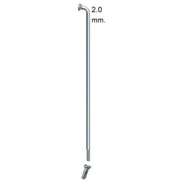 Sapim spaken 14-258 rvs met nippel