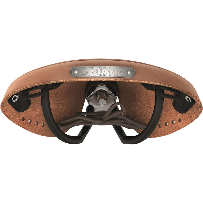 Afbeelding laden in galerijviewer, Brooks Zadel B17S Softenet short dark tan
