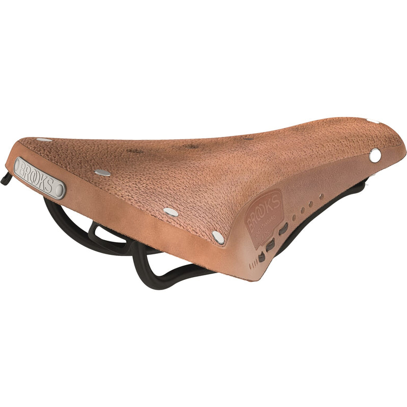 Afbeelding laden in galerijviewer, Brooks Zadel B17S Softenet short dark tan
