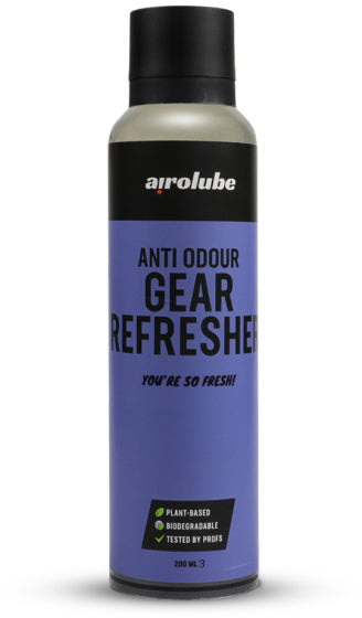 Afbeelding laden in galerijviewer, Airolube Kleding sportuitrusting verfrisser 200 ml blauw zwart
