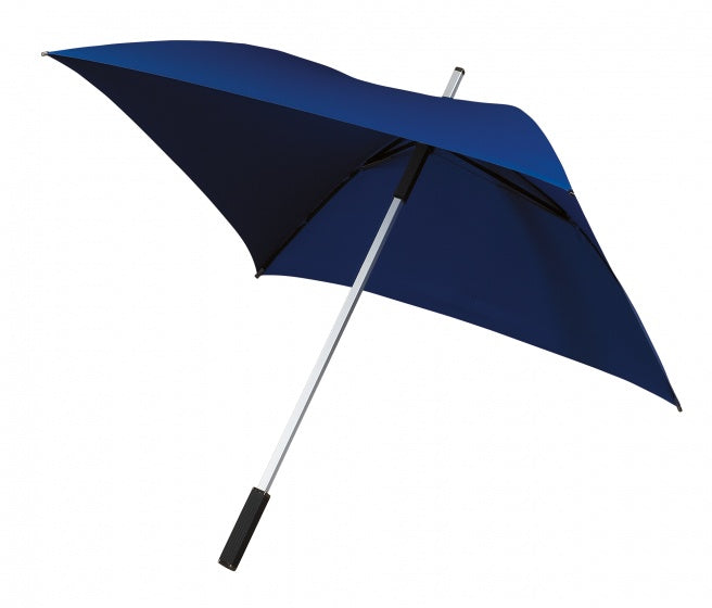 Afbeelding laden in galerijviewer, All square Paraplu vierkant 94 cm polyester donkerblauw
