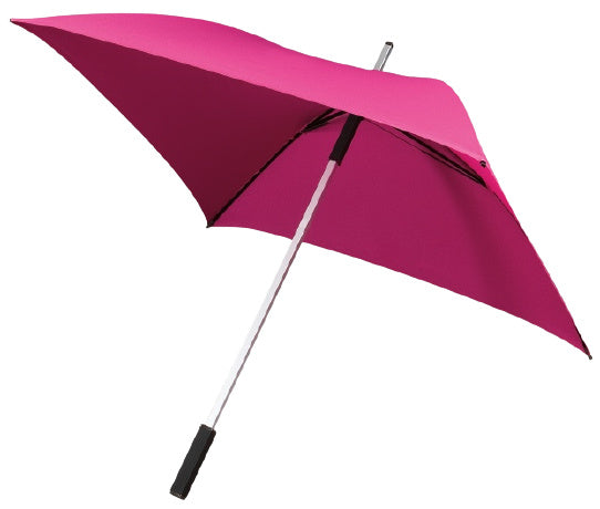 Afbeelding laden in galerijviewer, All square Paraplu vierkant 94 cm polyester roze
