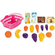 Pilsan Speelgoedfruitmand roze 17-delig