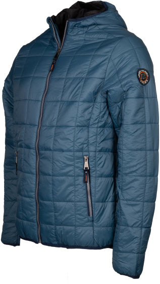Afbeelding laden in galerijviewer, Arbaer Aaron Padded Jacket Heren Jeansblauw Maat M
