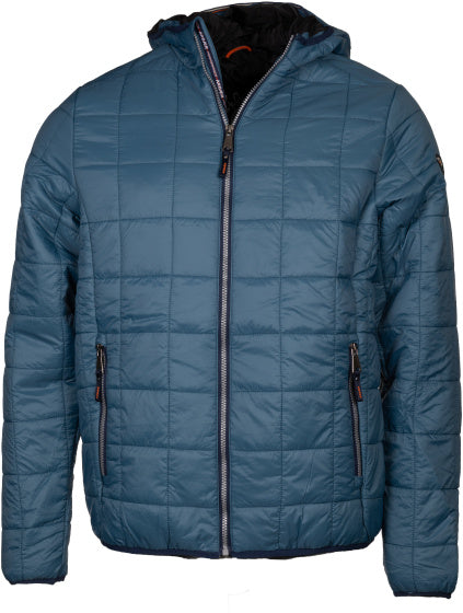 Afbeelding laden in galerijviewer, Arbaer Aaron Padded Jacket Heren Jeansblauw Maat M
