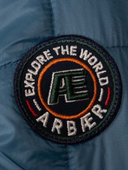 Afbeelding laden in galerijviewer, Arbaer Aaron Padded Jacket Heren Jeansblauw Maat XXL
