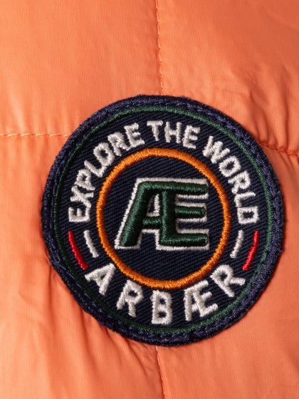 Arbaer Aaron Padded Jacket Heren Koraaloranje Maat XXL