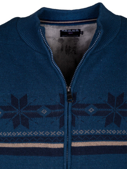 Afbeelding laden in galerijviewer, Arbaer Antonio Norwegian vest heren blauw maat L
