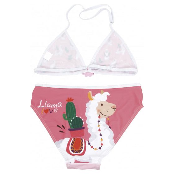 Afbeelding laden in galerijviewer, Arditex Bikini Llama triangle meisjes polyester roze maat 14 jaar
