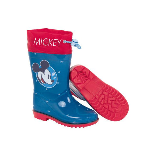 Arditex Regenlaarzen Mickey junior PVC donkerblauw rood maat 30