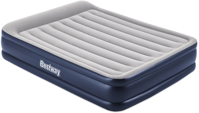 Afbeelding laden in galerijviewer, Bestway Luchtbed tritech 46 cm queen 203 cm blauw grijs
