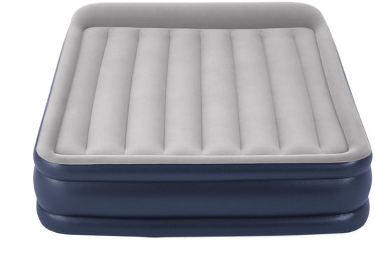 Bestway Luchtbed tritech 46 cm queen 203 cm blauw grijs