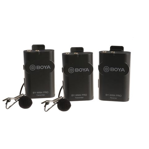Afbeelding laden in galerijviewer, Boya 2.4 GHz Duo Lavalier Microfoon Draadloos BY-WM4 Pro-K2
