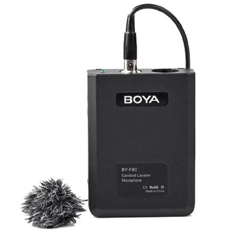 Afbeelding laden in galerijviewer, Boya Cardioide Lavalier Microfoon BY-F8C voor Video of Instrumenten
