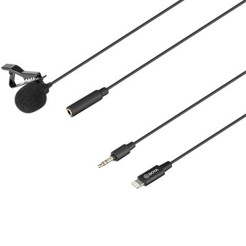 Afbeelding laden in galerijviewer, Boya Clip-on Lavalier Microfoon BY-M2 voor iOS
